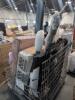 Pallet jack does not appear to have a handle, chain maintenance fence, metal attachment, VEVOR screen pole, aluminum pieces, & More - 3