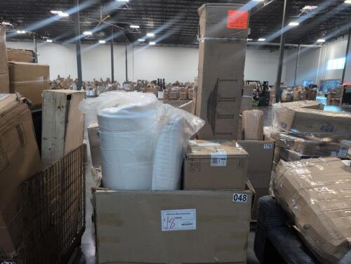 Multiple mattresses, lighting, gazebo piece, body kit, rolled material, & More