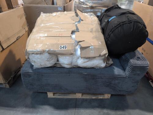 Bedding, miscellaneous furniture