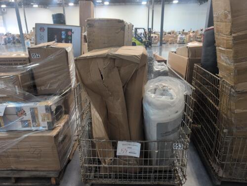 Mattress, chain-link fence, sauna room, & More