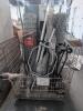 Chain-link fence, dolly, weight bar, exhaust pieces, Fencing, scaffolding piece, lockbox under seat, & More - 2