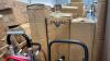L O RE bar cabinet, multiple dollies, mattresses - 4