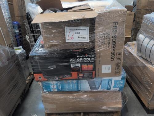 Blackstone, mattress, swimming pool, box of sprinkler, threat locker boxes, mattress, & More