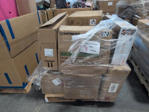 Outdoor cushion, vibration plate, insert fireplace heater, E 14 bike, swimming pool cleaner potentially used, & More