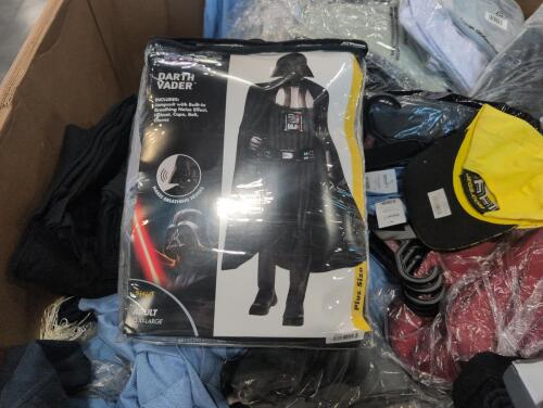 Clothing: Hillsborough hawks clothing, Hannah Andersen, E L Wood, Karen Kane, BELUA June, gloves, Adidas backpack, true classic, bomber jacket, hood Rich, poetry, Darth Vader costume, skims tank top, sweatshirts, T-shirts, and much more