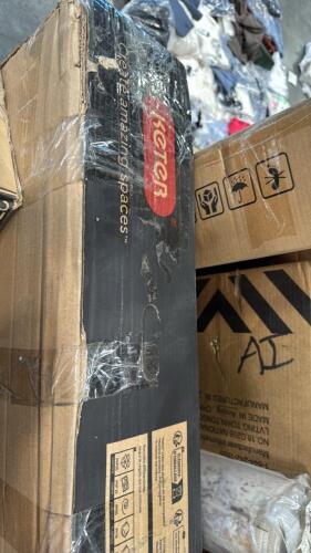 4 ft linkable LED shop light, keter storage, rolled mattress, and more
