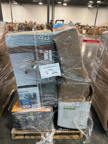 Garbage can, rolled mattress, suspension, LANCHEZ sand filter pump system TCL unit, HTS705 dry ice blasting machine?, & More