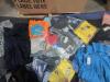 Some nicer clothing(approximately 153 total items, 44 pair of shoes, 46 clothing, 30 Adidas samples, 11 purses/bags, 12 vuori): vuori, Tory Burch, adidas, Justin, ariat, Tommy Bahama, Lacoste, timberland, boss, converse, adidas clothing, keen, sprayground - 23