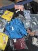 Some nicer clothing(approximately 153 total items, 44 pair of shoes, 46 clothing, 30 Adidas samples, 11 purses/bags, 12 vuori): vuori, Tory Burch, adidas, Justin, ariat, Tommy Bahama, Lacoste, timberland, boss, converse, adidas clothing, keen, sprayground - 25
