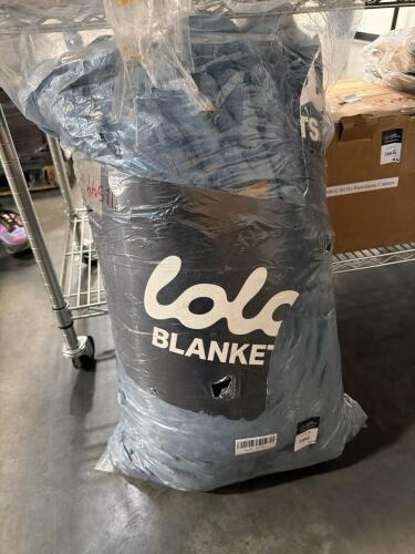 Lola blanket sleep blue extra large, open