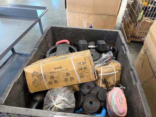 Bin of weights