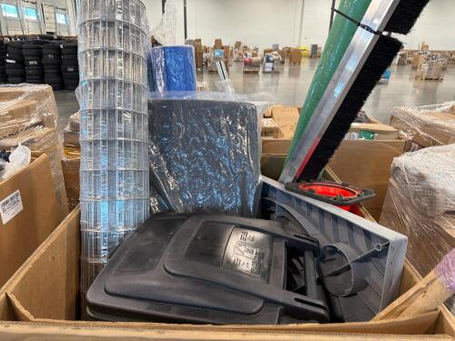 Fence, sweeper piece, pad, garbage can, rolled material, automotive parts, & More