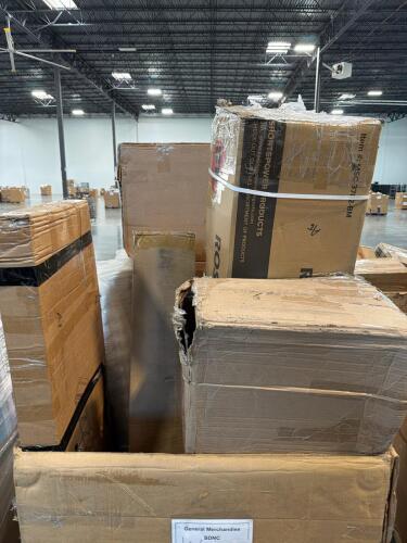 Miscellaneous furniture, mattresses, metal shed, metal box, and