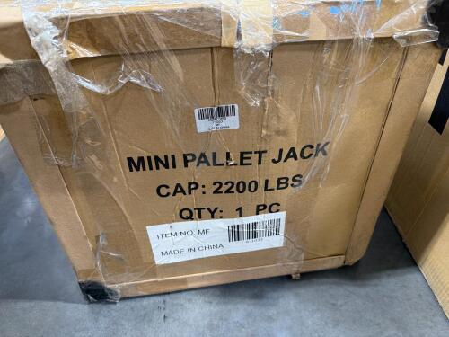 mini pallet jack 2200 lbs