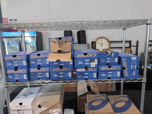 11 pairs of Brooks shoes