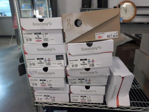 Saucony and 1 pair clouds