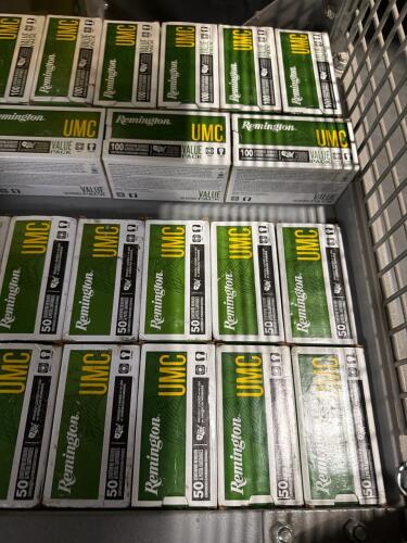 shelf of Remington UMC 9 mm