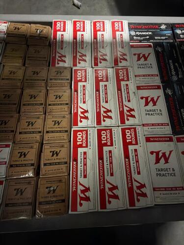 shelf of Winchester 9 mm