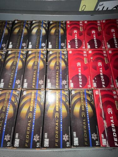 shelf of federal 9 mm