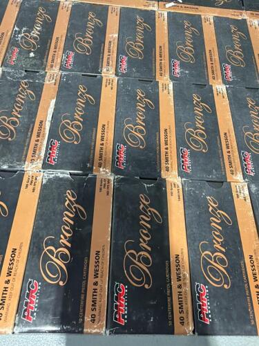 shelf of PMC ammunition bronze 40E