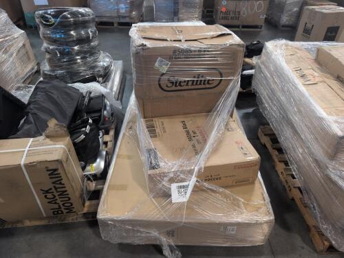 Storage container, 65 inch Panasonic Z85A condition unknown