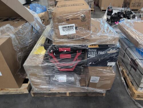 Big Denali ladder stand, storage totes, swimming pool, & More