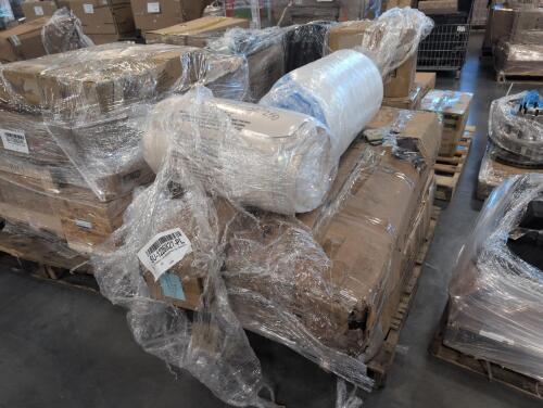 Tent, mattress, Better Homes & Gardens dining table box 1/2 only, & More