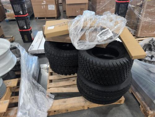 Tires, auto parts