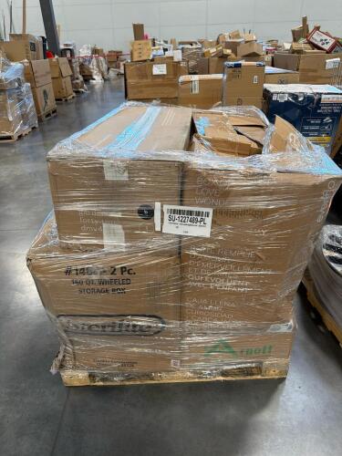 Sterilite storage box, avantco rice cooker 40 cup DERADEK planter, EVENFLO, YOSHIMURA exhaust, ARONOTTGM SUV coil spring box 2/2 only