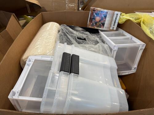 Kitchenware, table, storage tote, bath and shower seat, & More