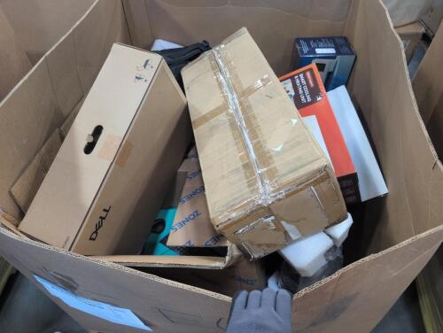 Miscellaneous electronics: monitors, keyboard, multiple poly black wire 5220, backpack, smart cooling heating unit,& More