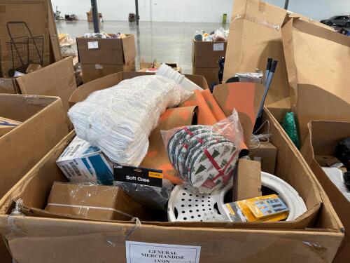 Mop heads, TriggerPoint GRID 2.0 foam roller, towels, Luke C2A0 soft case only, resident pillow standard, lamps, and more