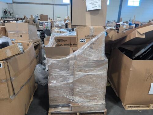 plastic bin, 35" wildlife fire ring, air filter, deli containers, Electrolux tall twins pairing kit, and more