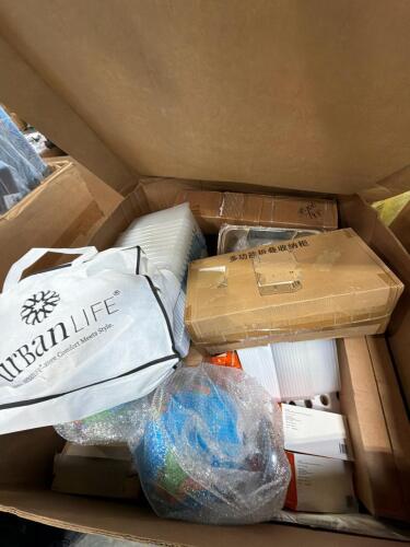 World globes, plastic bins, black rhino gloves, and more
