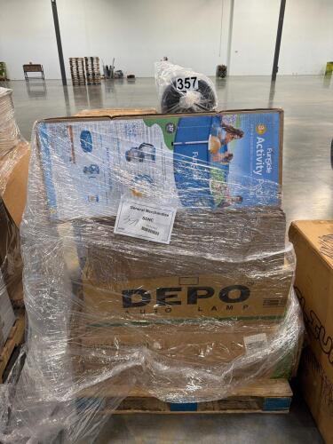 DEPO auto lamp, compressed sofa, swimming pool, dining chair, netting hearted chef compact fridge, cables, & More