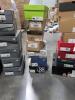 treasure shoe pallet: approx 112 pairs of shoes: (5) pairs of Allen edmonds shoes, ASICS, Brooks, ALTRA, Birkenstock, Aldo, Teva, Crocs, Skechers, OluKai, Kelly & Katie, Sam Edelman, New Balance, The North Face, Bionic, Steve Madden, Brooks, Dr. Scholls a - 11