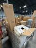 Four drawer chest, rolled mattress, Two seater storage sofa. Box one of two only. Picket fence and more. - 2
