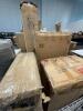 Four drawer chest, rolled mattress, Two seater storage sofa. Box one of two only. Picket fence and more. - 6