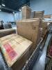 Four drawer chest, rolled mattress, Two seater storage sofa. Box one of two only. Picket fence and more. - 7