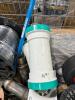 Industrial and automotive items, small tire, cabling, muffler, brake rotor, large 40 lb dumbbell, and more - 2
