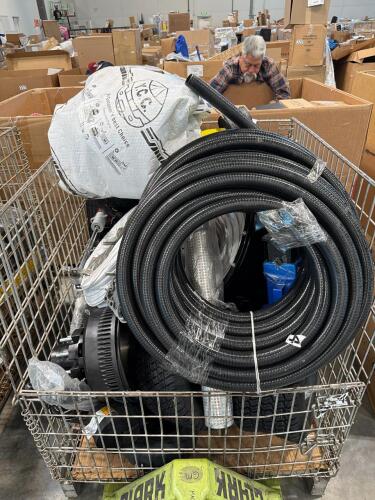 industrial, automotive, straps, parts, some tooling