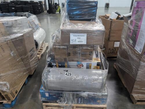 rolled mattresses, Bestway pools, hart trimmer, ego 16" carbon fiber string trimmer, folding Adirondack chair