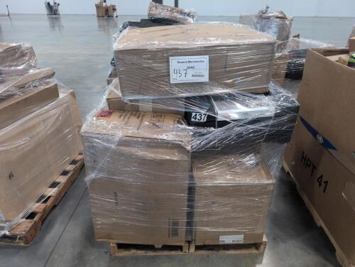 Brine tank, shelving, miscellaneous furniture
