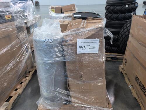 Rolled mattress, glamping tent, chairs, baby trend convertible car seat, & More