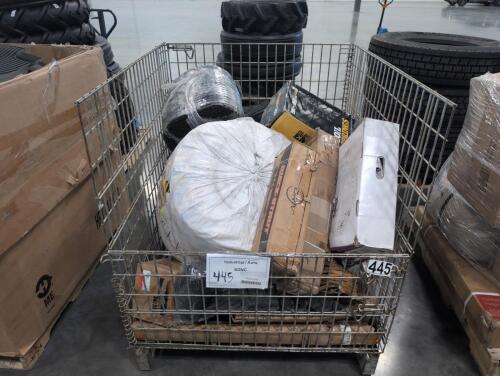 Industrial/automotive, old emu coil springs, tires, rope, engine part, quick strut, & More