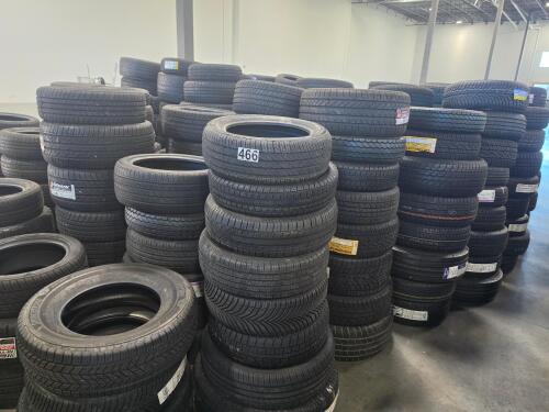 at least 300 bulk tires
