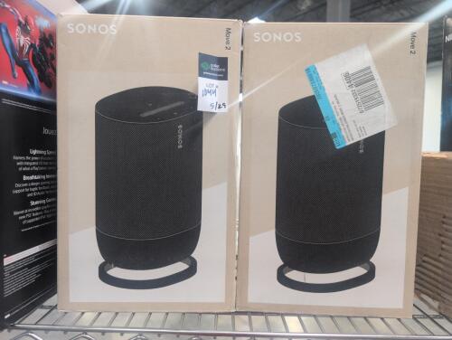 2- Sonos Move 2 speakers