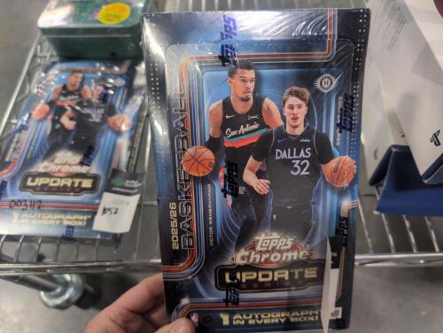 Topps chrome update series basketball cards