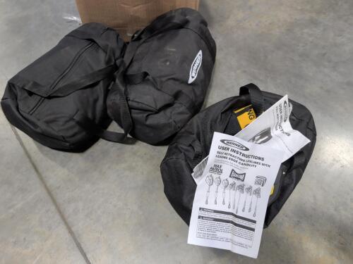 (3) Werner Full body harness, self-retracting lifelines