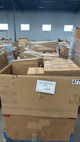 clear plastic cups, food containers, home goods, and other items